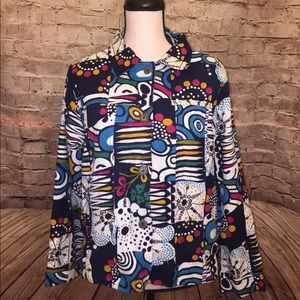 Parsley & Sage Multi Color Blazer Medium